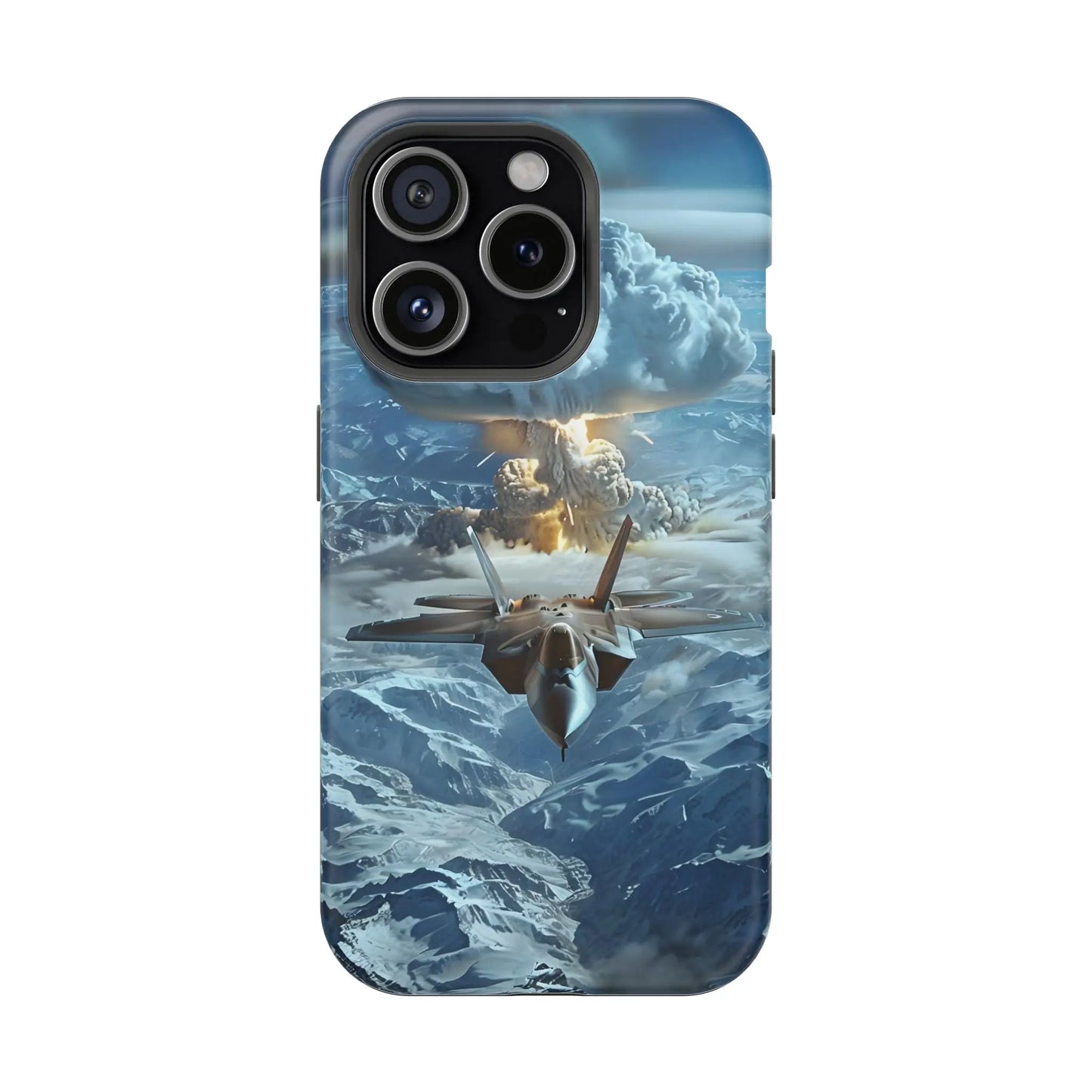 iPhone Tough Mag Case - Arctic Detonation - Patriotic Military Design Printify