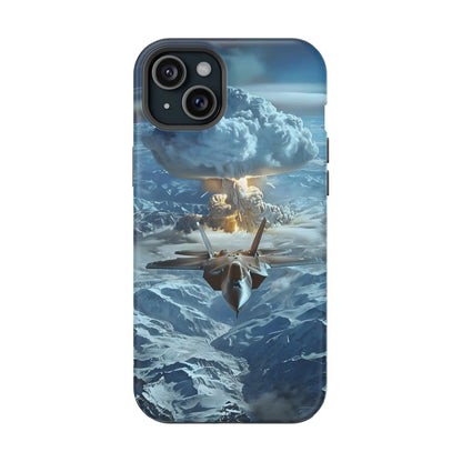 iPhone Tough Mag Case - Arctic Detonation - Patriotic Military Design Printify