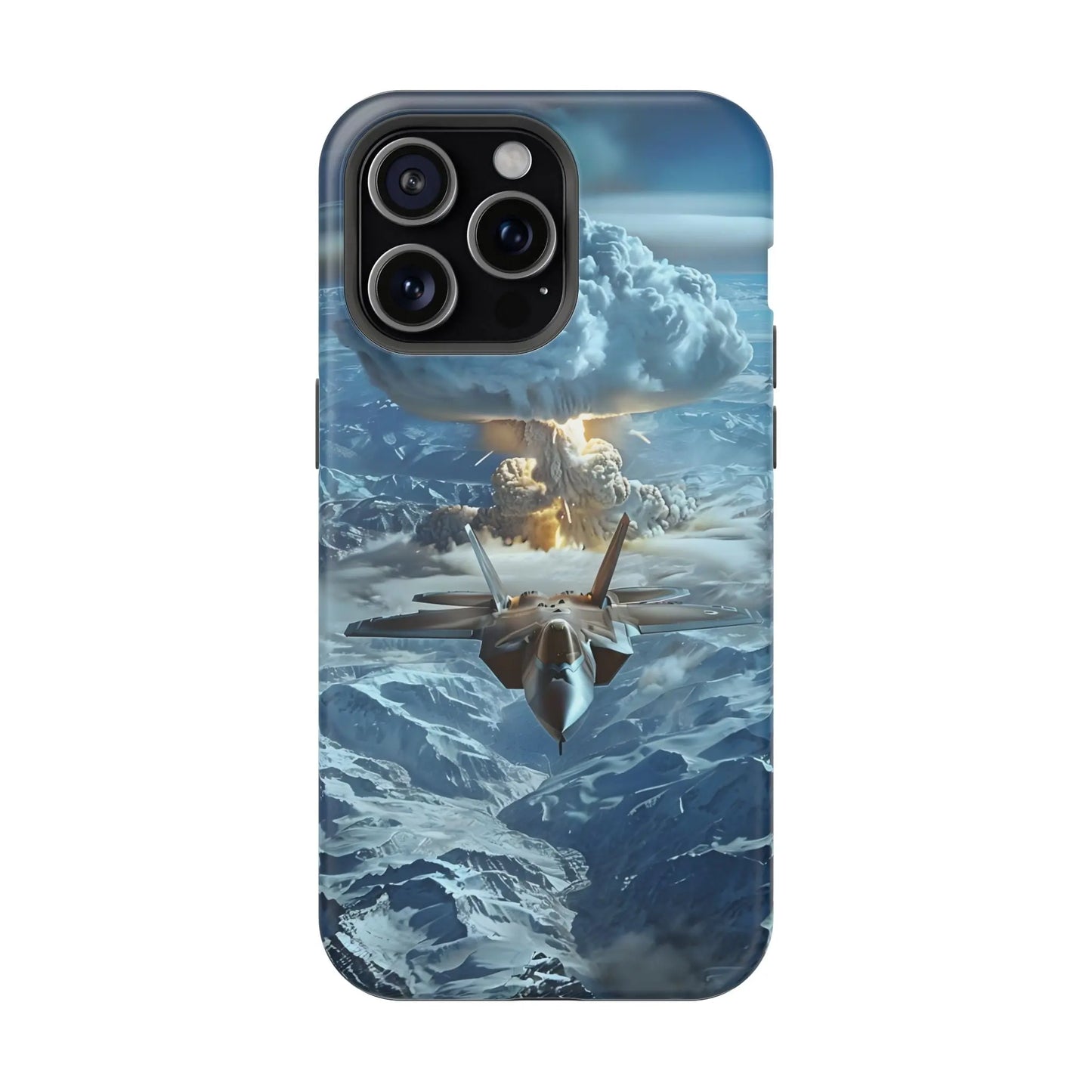 iPhone Tough Mag Case - Arctic Detonation - Patriotic Military Design Printify