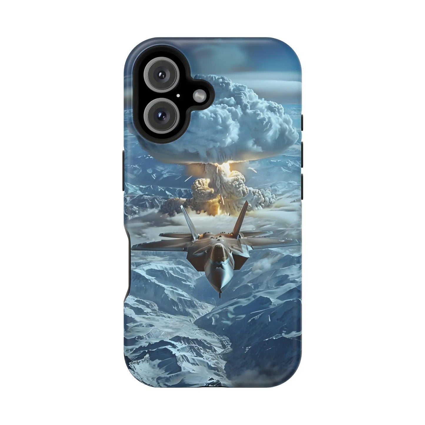 iPhone Tough Mag Case - Arctic Detonation - Patriotic Military Design Printify