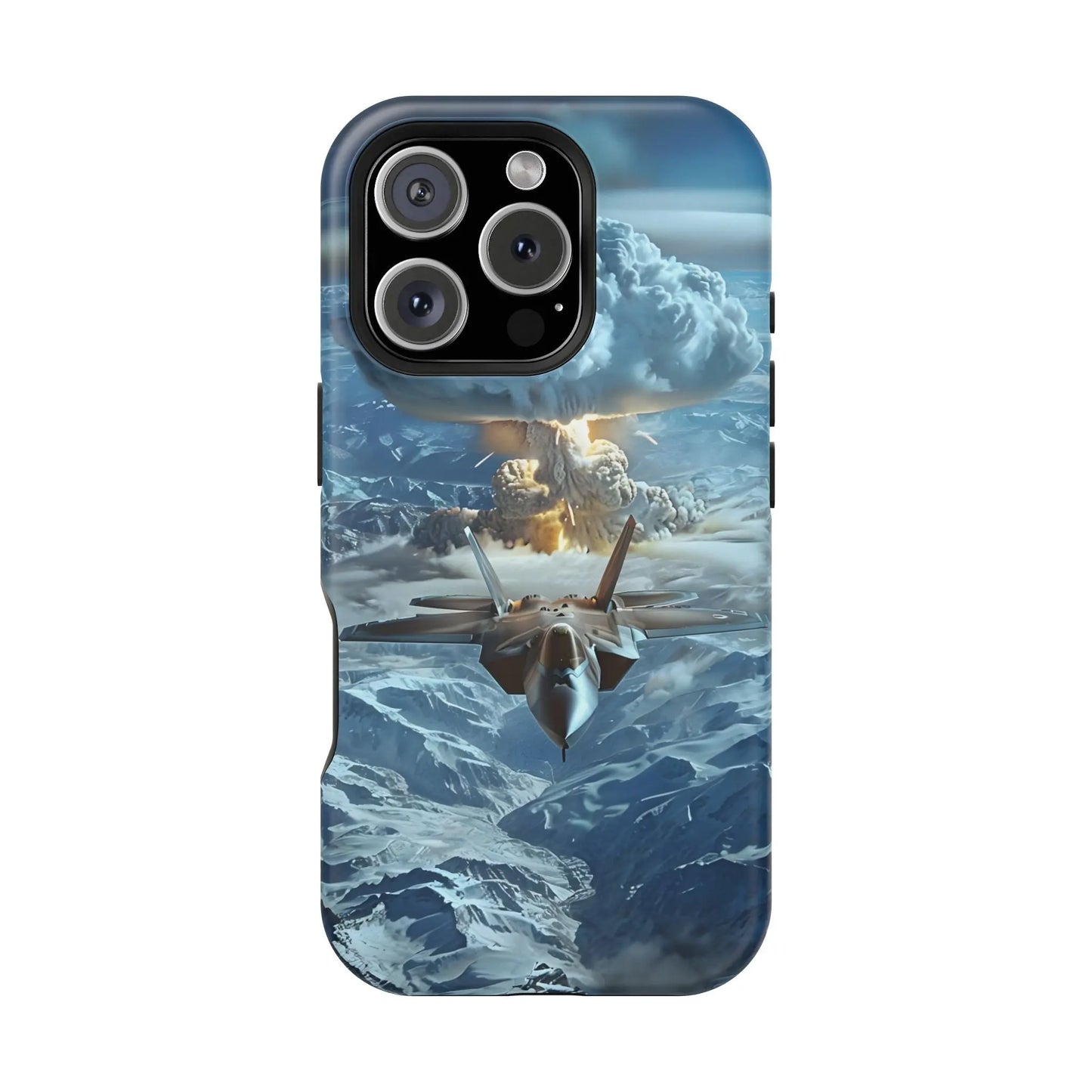 iPhone Tough Mag Case - Arctic Detonation - Patriotic Military Design Printify