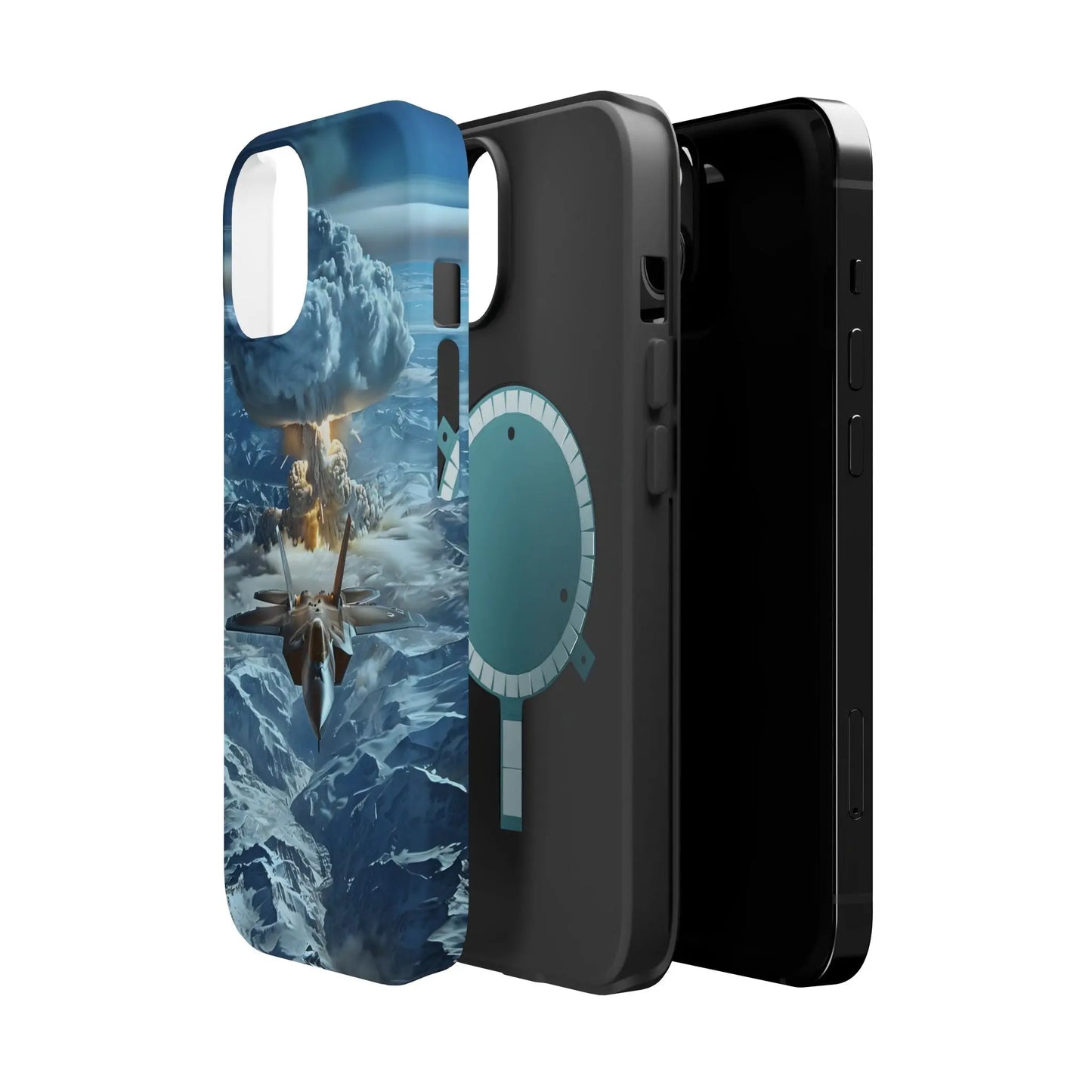 iPhone Tough Mag Case - Arctic Detonation - Patriotic Military Design Printify