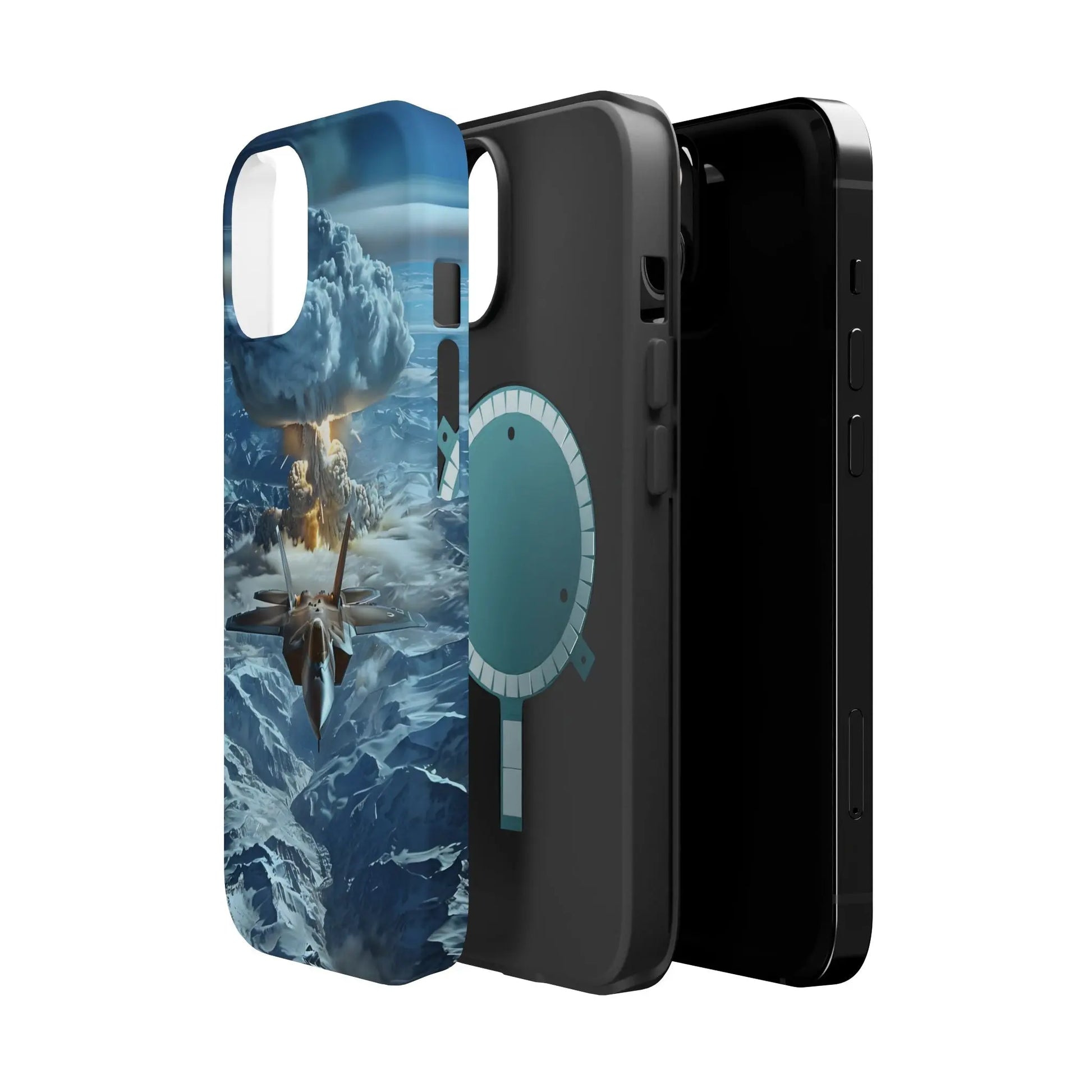 iPhone Tough Mag Case - Arctic Detonation - Patriotic Military Design Printify