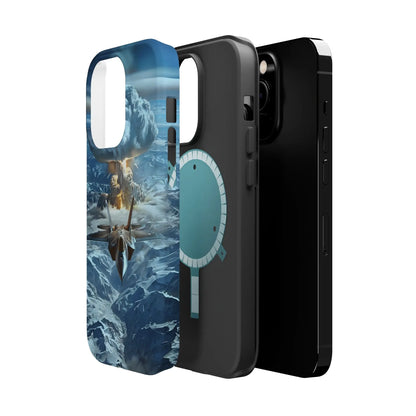 iPhone Tough Mag Case - Arctic Detonation - Patriotic Military Design Printify