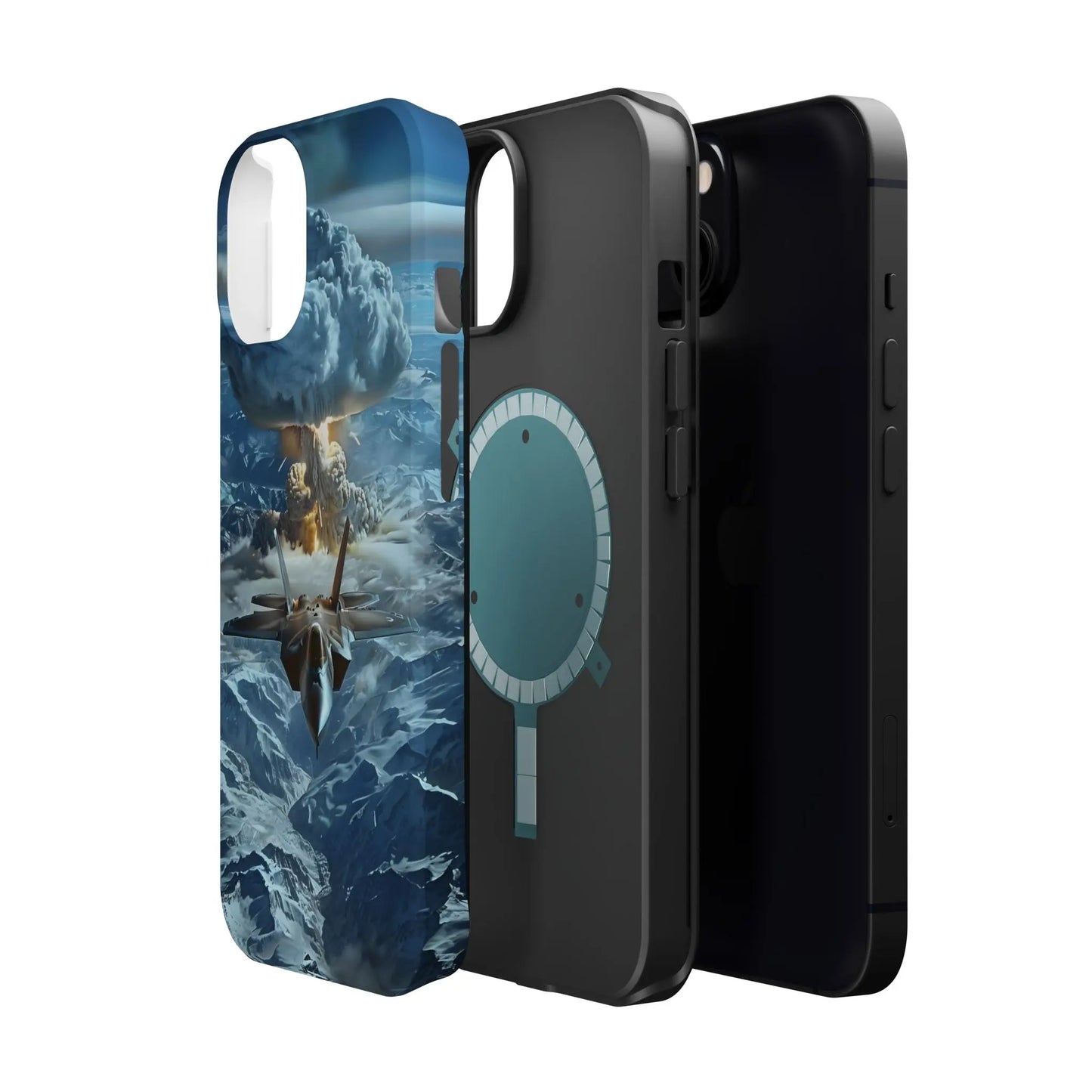 iPhone Tough Mag Case - Arctic Detonation - Patriotic Military Design Printify