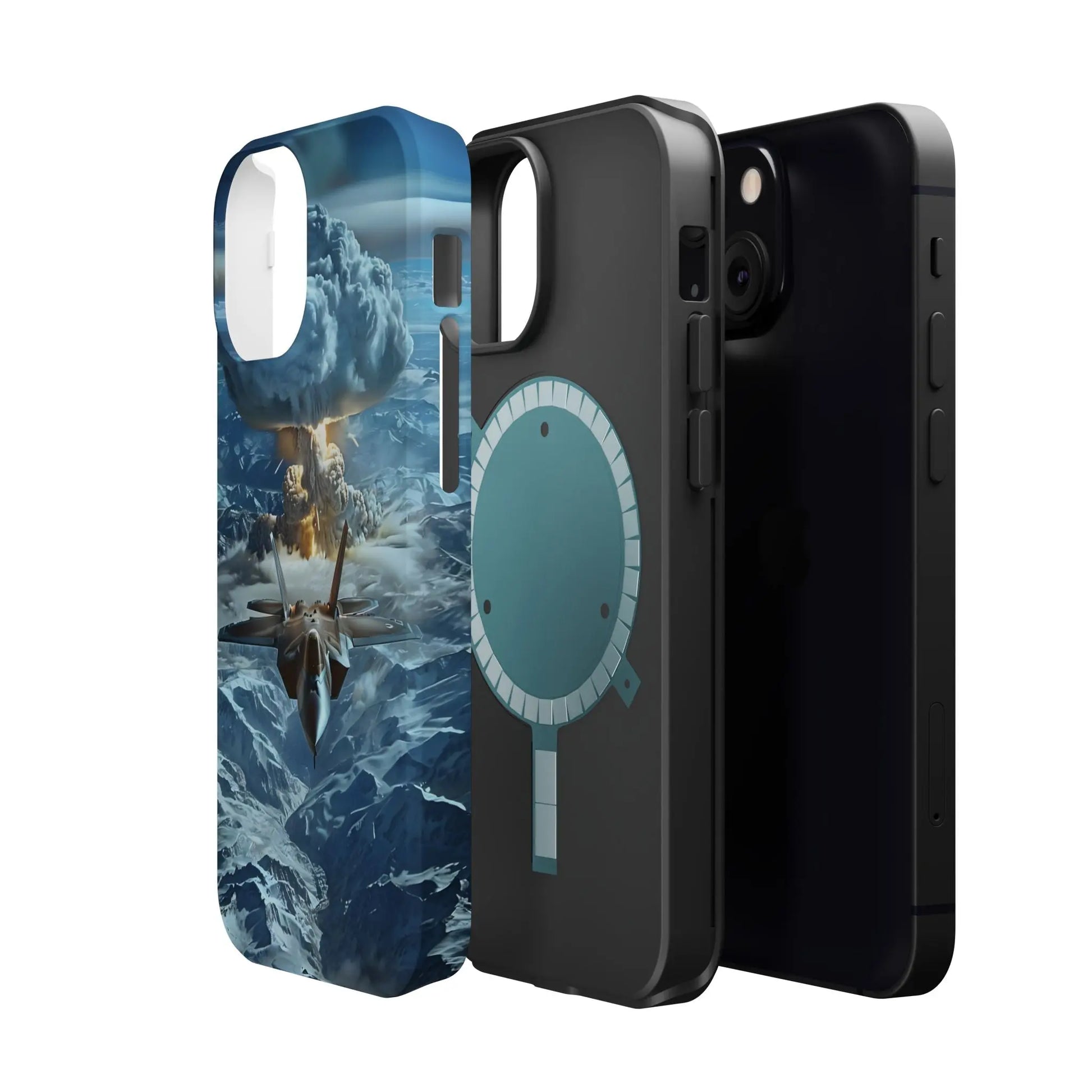 iPhone Tough Mag Case - Arctic Detonation - Patriotic Military Design Printify