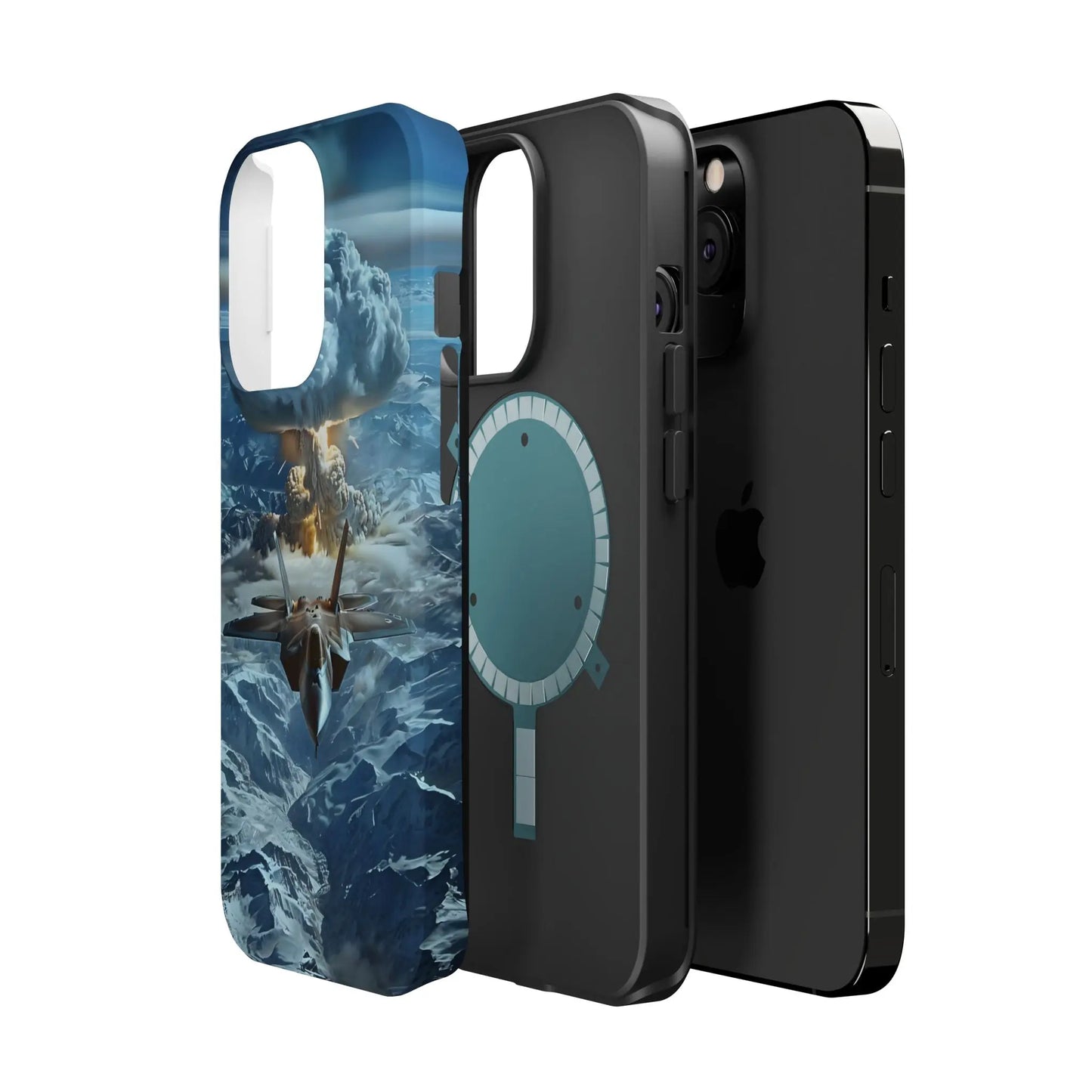 iPhone Tough Mag Case - Arctic Detonation - Patriotic Military Design Printify