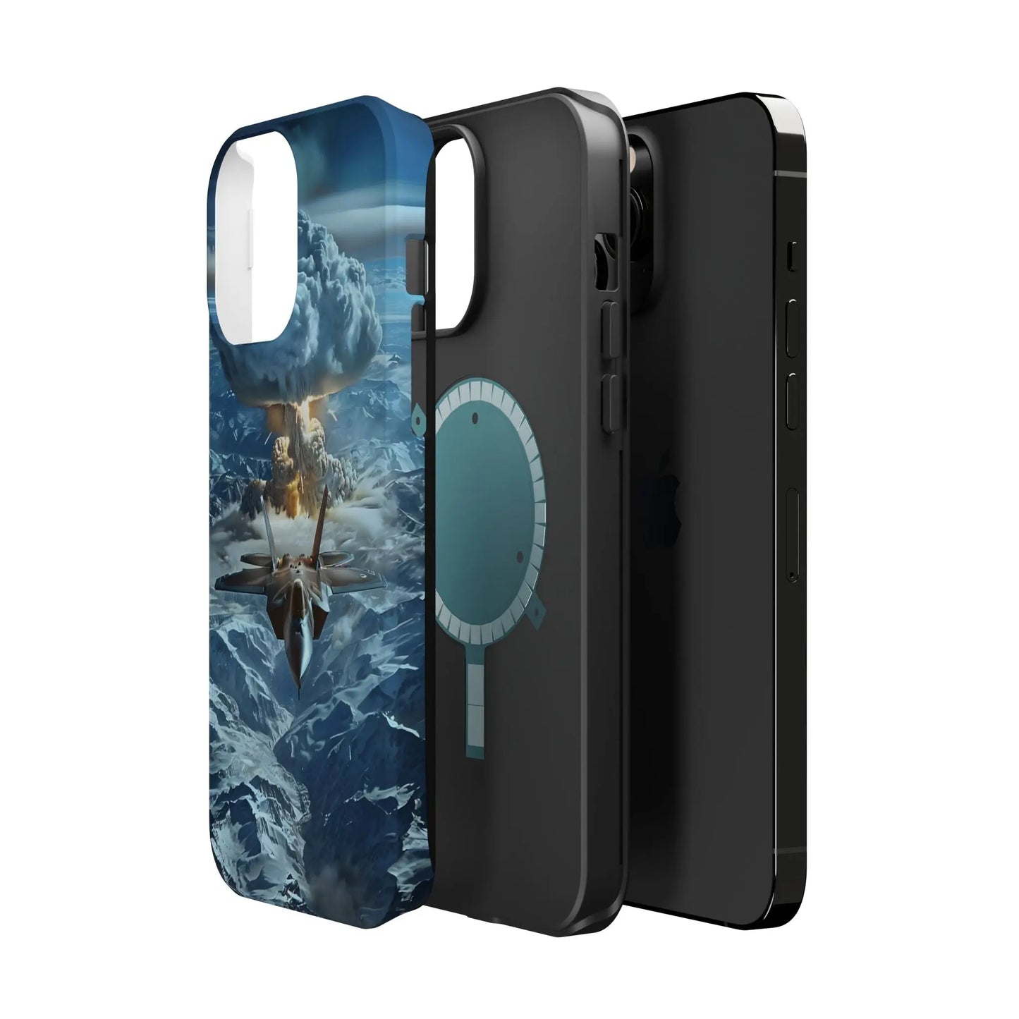 iPhone Tough Mag Case - Arctic Detonation - Patriotic Military Design Printify