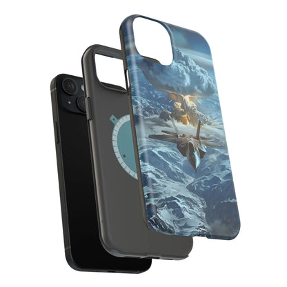 iPhone Tough Mag Case - Arctic Detonation - Patriotic Military Design Printify