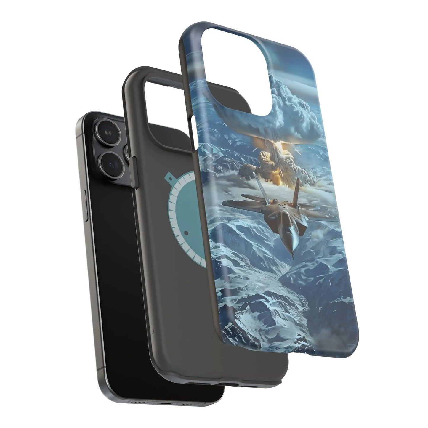 iPhone Tough Mag Case - Arctic Detonation - Patriotic Military Design Printify