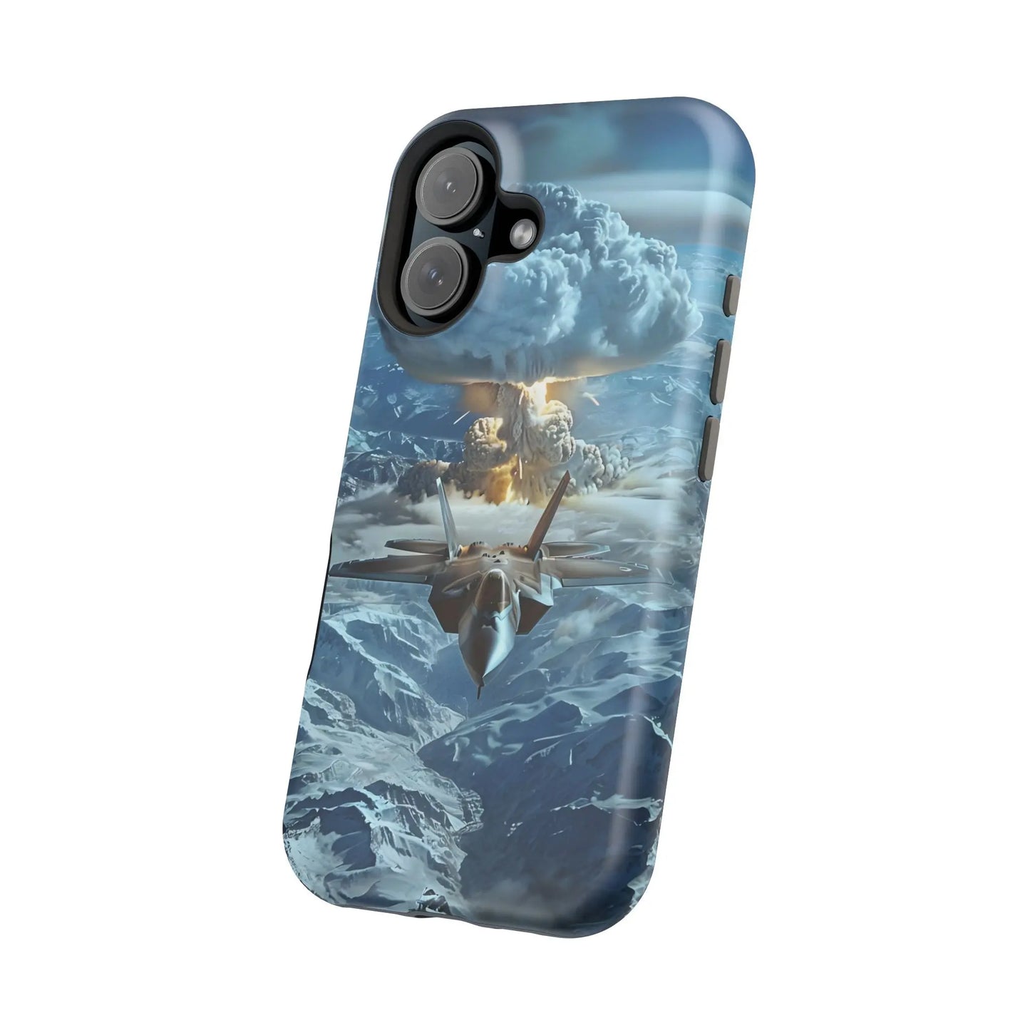 iPhone Tough Mag Case - Arctic Detonation - Patriotic Military Design Printify