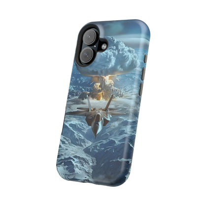 iPhone Tough Mag Case - Arctic Detonation - Patriotic Military Design Printify