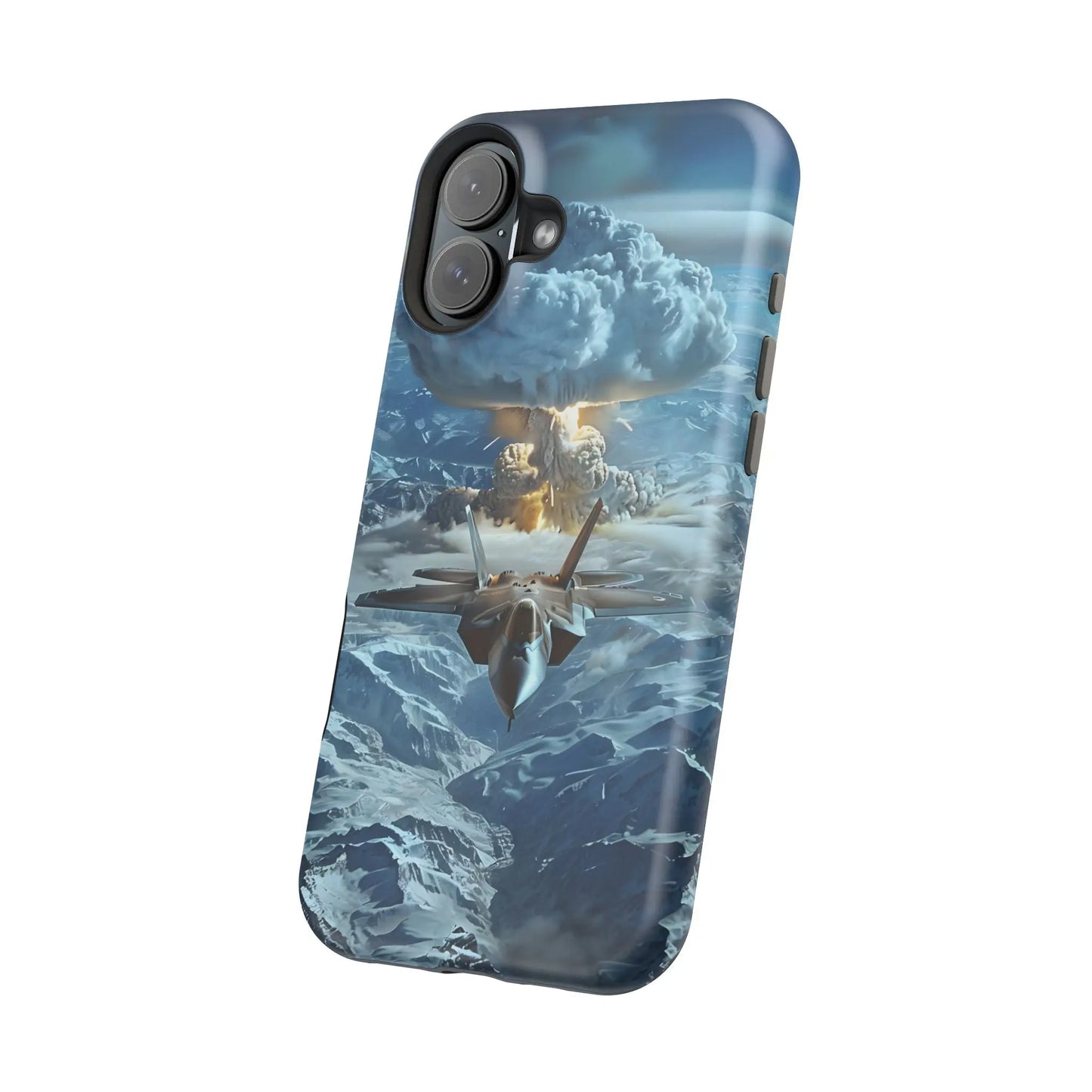 iPhone Tough Mag Case - Arctic Detonation - Patriotic Military Design Printify