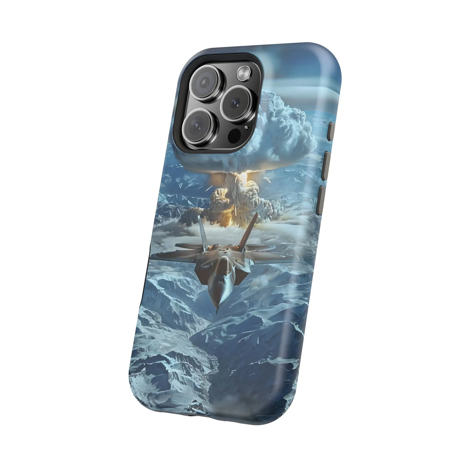 iPhone Tough Mag Case - Arctic Detonation - Patriotic Military Design Printify