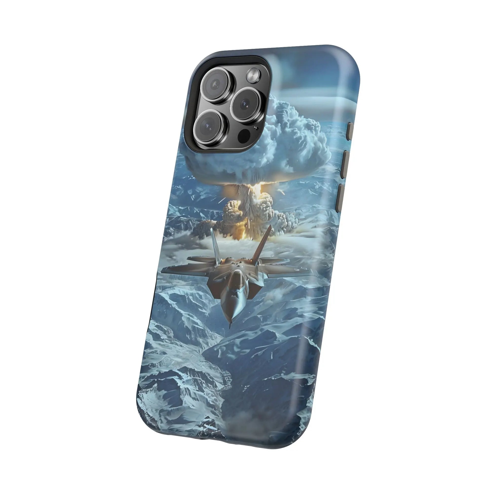 iPhone Tough Mag Case - Arctic Detonation - Patriotic Military Design Printify