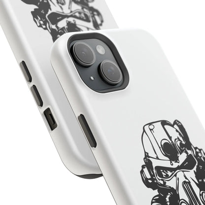 iPhone Tough Mag Case - Wasteland Warrior Design Printify